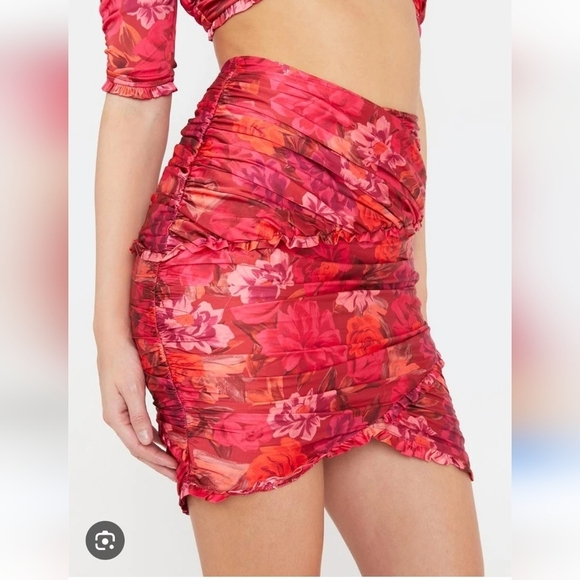 For Love And Lemons Alia Mini Skirt - Picture 1 of 11